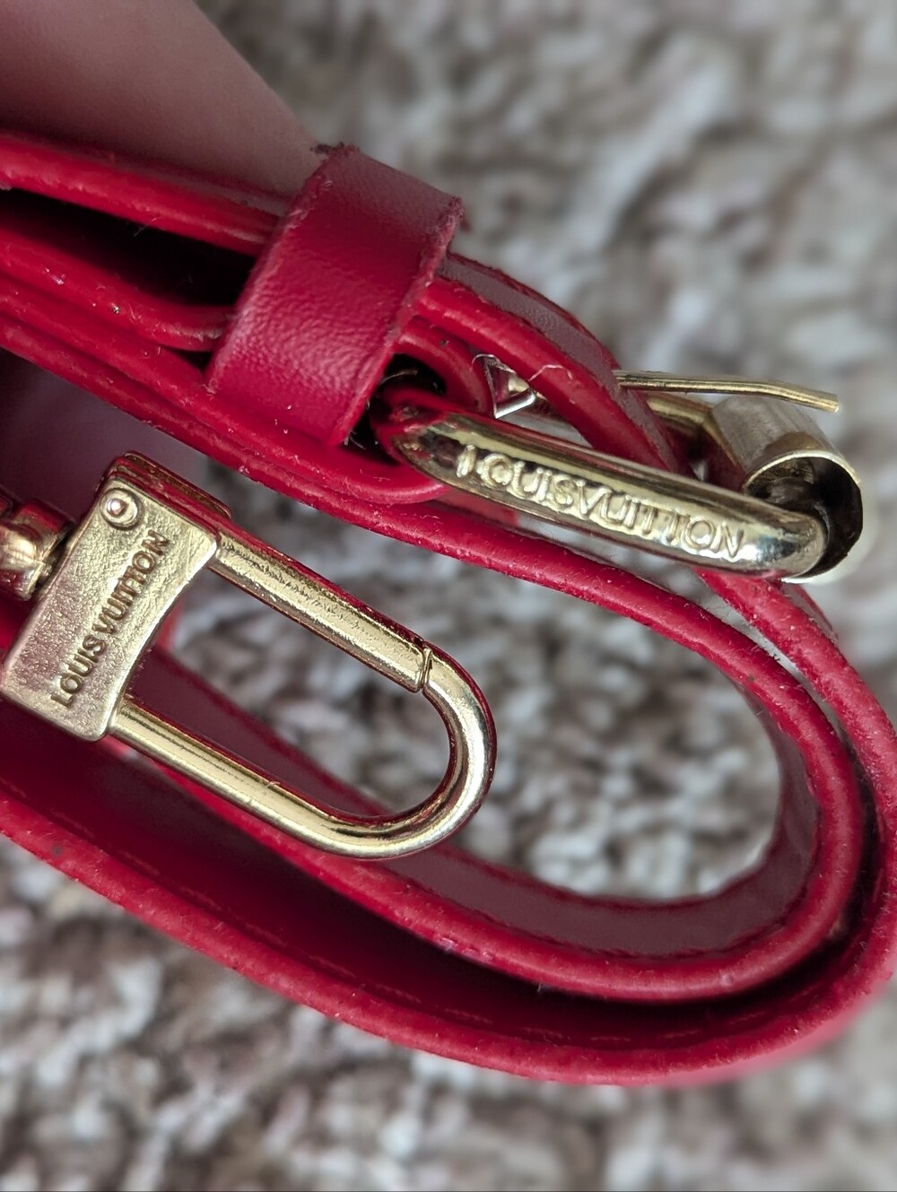 Monogram Brown & Red/Pink Fashion Tote Purse - Picture 12 of 15